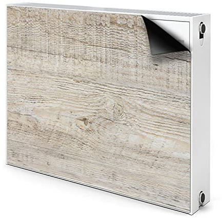 Decormat Cache Radiateur Couverture Magnétique Gris Cache Aeration Tapis Décoratif 90x60cm - Vieux Bois