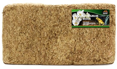 Sphagnum Moos 5 Kg Torfmoos für Garten-, Zimmerpflanzen & Terrarien | 5 kg Premium Sphagnum Moos für große Terrarien, Orchideen, Karnivoren, Pflanzenzucht und professionelle Anwendungen.