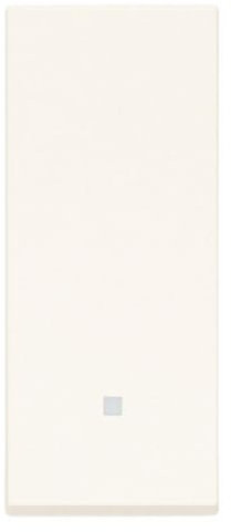Vimar 30020.B LINEA Interruttore illuminabile, Max 100 W per lampade con alimentatore integrato (IEC 60669-1:2017), bianco