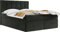 WFL GROUP Boxspringbett mit Bettkasten 140x200 160x200 180x200 Doppelbett Gepolstert Bett Mit Matratze und Topper - Stauraumbett mit Kopfteil - 180 x 200 cm - Schwarz Samt