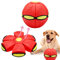 ICEBLUEOR Pet Toy Flying Saucer, Doggy Disc, Magic Dog Frisbee, Interactive Flying Ball for Dogs, Outdoor Sports Dog Training