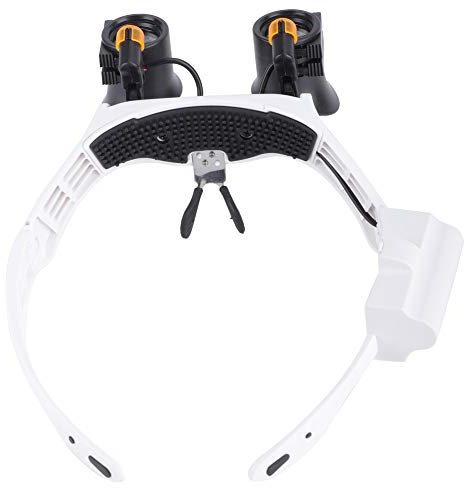 Fernglas-Lupe, Kopflupe Zeiss, Optische Linse, Kunststoff-LED-Lampe, 21 Kombinations-Stirnband-Lupe, Lupe mit Austauschbarer Linse