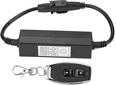 Attuatore Lineare con Telecomando Senza Fili 12V Interruttore DPDT per Movimento Su/giù/senso Orario/antiorario