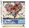 Figured'Art Peinture par Numéro Adulte Coeur de Fleurs - Activité Manuelle Kit de Loisir Créatif DIY Numéro d'Art Complet - 40x50cm avec châssis en bois à monter