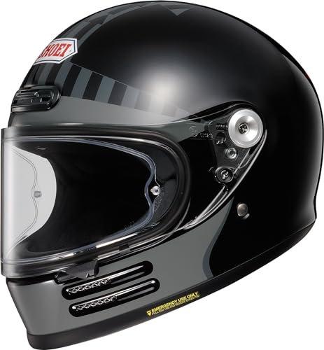 Shoei Glamster Lucky Cat TC5 schwarz Motorradhelm Retro Classic Helm, XL