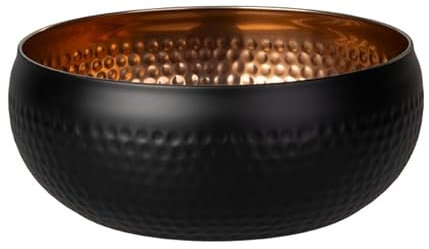 mica Living Dekoschale schwarz/Kupfer - ca. 23 cm