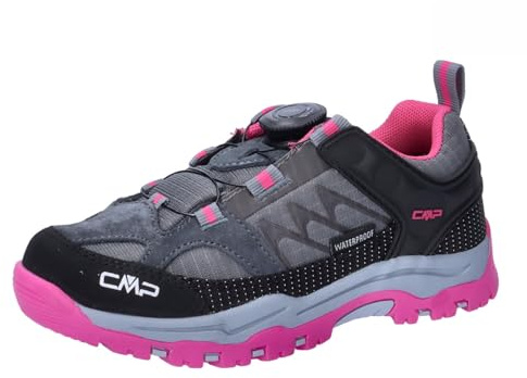 CMP Kinder Trekkingschuhe Kiruna Fitgo WP Trekking Shoes 3Q16754 Grey-Fuxia 31