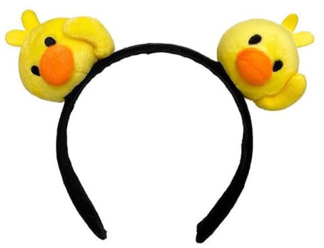 Miaija Enten-Stirnband, niedliches gelbes Entenhaarband, Kind, Tier, Cartoon, Make-up, Stirnband, lustige Osterkappe, Verkleidung, Cosplay, für Damen, Herren, Mädchen, Halloween