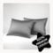 Seralino Lyocell Kissenbezug 40x80 Grau Dunkelgrau (2er Set) | 100% Tencel Kopfkissenbezug 40x80 | hochwertige Kissenhülle| Reißverschluss | Oeko-Tex | Atmungsaktiv | Allergiker Kissenbezüge