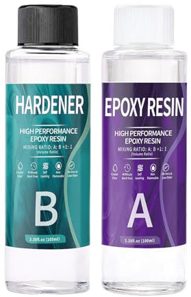 Non Yellowing Resin, 500ml Dried Flower Ornaments Crystal Glue, Dry Flower Crafting Resin, Resin Pro Epoxy, Epoxy Resin, Easy To Use, Easy To Install, Portable, Suitable for Adults