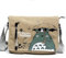 Sohaon Anime Canvas College Umhängetasche Daypack Schultasche Büchertasche Backpack Bag Katze,Set-2