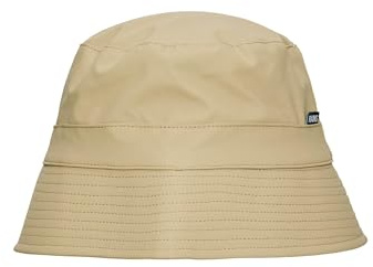 RAINS Bucket Hat Unisex Erwachsene Mütze, sand, M/L