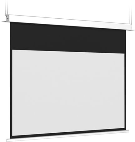 KQDSEOOF 16:9 Pull Down Elektrische Projektionswand, Wandmontage HD Projektionswand für Schule Büro Präsentation Heimkino Theater(84in)