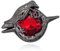 Collier Love & Deepspace Sylus Anneau Broche Love & Deepspace Sylus Cosplay Accessories Qinche Ring Badge Decoration (M-C)