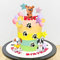 Dog Cake Topper Figurines Puppy Ball Cake Decoration for Dog Theme Birthday Party Paw Party Baby Shower Supplies