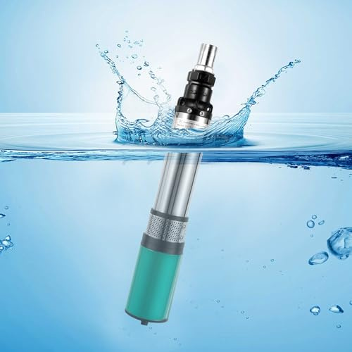 LKHDONG Tiefbrunnenpumpe 24V Wasserpumpe Brunnenpumpe 320W Tauchpumpe Gartenpumpe Bis 25 M für Brunnen