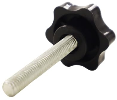 Bituxx Rändelschraube Feststellschraube Sterngriffschraube Knaufschraube Handknopf Werkzeuglose Schraube M8 x 50 mm