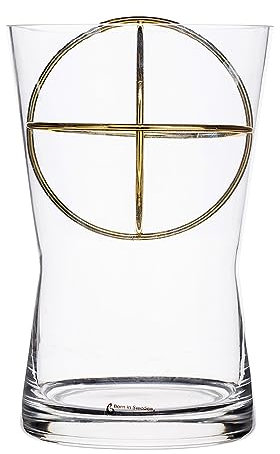 Born in Sweden Vase Kugel M W. Ss Kugel vergoldet Gold