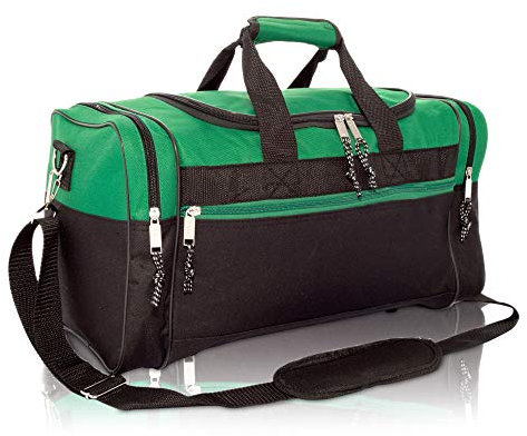 DALIX 43,2 cm leere Seesack, Reisetasche, Sporttasche, strapazierfähig, Grün (Grün) - DF-005