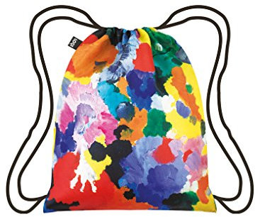 LOQI Museum Ernst Wilhelm Nay Irisches Gedicht Backpack Rucksack, 44 cm, 10 liters, Mehrfarbig (Multicolour)