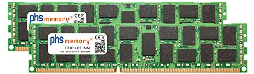 PHS-memory 32Go (2x16Go) Kit RAM mémoire Compatible avec Oracle Sun Netra SPARC T4-1 DDR3 RDIMM 1066MHz PC3L-8500R