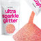 Hemway Ultra Sparkle Glitter - Rose Gold Holographic | Metallic Flakes for Resin & Epoxy Crafts | Supplies for Tumblers, Festival, Hair, Face, Body, Eye & Nail Art Decoration | 100 g