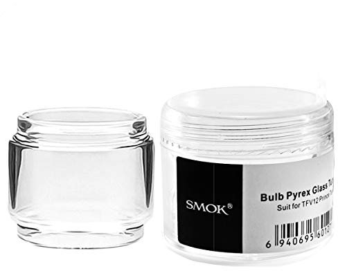 Smok Bulb Ersatzglas für TFV12 Prince Tank -8ml, Glas ersatz Enthält Kein Nikotin (1 Stück)
