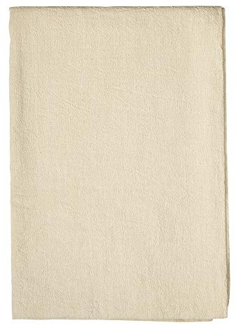 LINUM Hedvig Tischdecke, Leinen/Baumwolle, Cremig beige, 330 x 170 x 5 cm