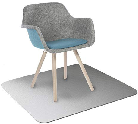 KAISER plastic® Bodenschutzmatte | Bürostuhl Unterlage | Unterlage Schreibtischstuhl | Schutzmatte Bürostuhl | für Hartboden | 117 x 153 cm