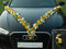 MEHRBLUTIGE Girlande Braut Paar Rose Orchidee Kamelie Deko Dekoration Hochzeit Car Auto Wedding ®Auto-schmuck Deko PKW (Gelb)