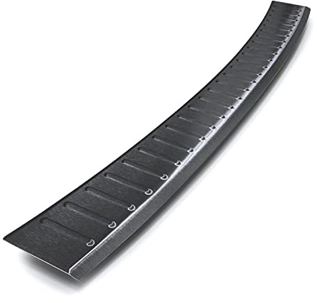 teileplus24 L617 Ladekantenschutz V2A Edelstahl kompatibel mit Peugeot 308 SW 2014- Abkantung, Farbe:Anthrazit gebürstet