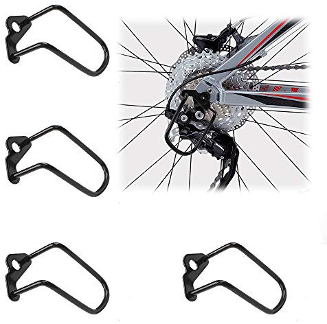 YUEYUAN 4 Pcs Fahrradschaltung Schutzbügel,10.5 * 5.4 * 4.7 cm Fahrrad Schaltwerk Schutz Stahl Sturzschutz für Mountainbikes Rennräder Falträde