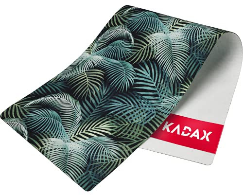 KADAX Tischläufer aus Filz, robuster Filzläufer, Tischband, pflegeleichter Läufer für Küchentisch, Wohnzimmer, Esszimmer, Tisch-Deko, Table Runner, Tischdecke, Filztischläufer (Dschungel)