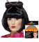 PAPSTAR NEU Perücke Damen Pagenkopf mit Pony, Bob Asia mit Stäbchen, schwarz - mit Haarnetz