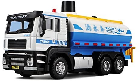 WangXLDD 1/32 Druckguss-Heavy Sanitation Sprinkler, Metalltechnik Fahrzeugbau Modellsammlung Simulation Auto Kinderspielzeug Dekoration Geschenk für Kinder