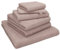 Betz Lot de 6 pièces Berlin 100% Coton 1 Drap de Bain 2 Serviettes de Toilette 1 d'invité 1 Lavette 1 Gant de Toilette Couleur Cappuccino - Berlin