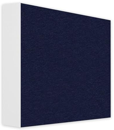 AUDIO SKiller 1 Schallabsorber Elemente Level UP Quadrat in Nachtblau I Akustikelemente aus Basotect G+ mit Akustikfilz I Akustikverbesserung für Gamer, Streamer, Youtuber I Schallreduzierung