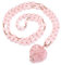 CrystalTears Rose Quartz Crystal Necklace for Women Tree Life Wire Wrapped Healing Stone Heart Pendant Necklace Reiki Gemstone Beaded Necklaces Jewellry Gifts for Women Mum Christmas