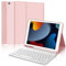 Occtingkind, Tastiera per iPad 10.2 pollici, Custodia con Tastiera per iPad 9a/8a/7a gen 2019-2021, Pro 10.5, Air 3, Cover con Magnetica Staccabile Bluetooth Keyboard, Italiano Layout, USB C, Rosa