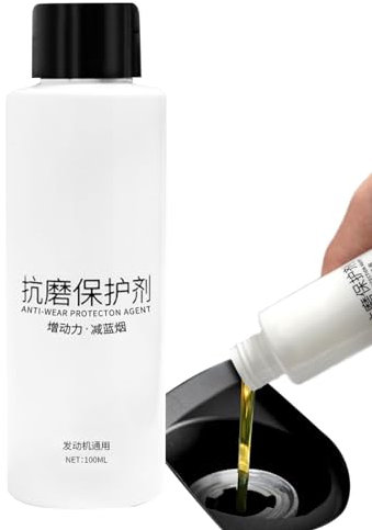 Restaurateur et lubrifiant moteur, additif pour huile moteur - Revitalisant métallique 100ML | Protection contre l'usure et la déchirure pour, moto, tondeuse à gazon, générateur, moins de fric