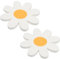 40 Serviettes Marguerites, Serviettes Papier Décoration D'anniversaire Motif Marguerite Vaisselle de Fête Serviettes Table Papier Forme Fleurs Marguerite Pour le printemps, anniversaire, fête