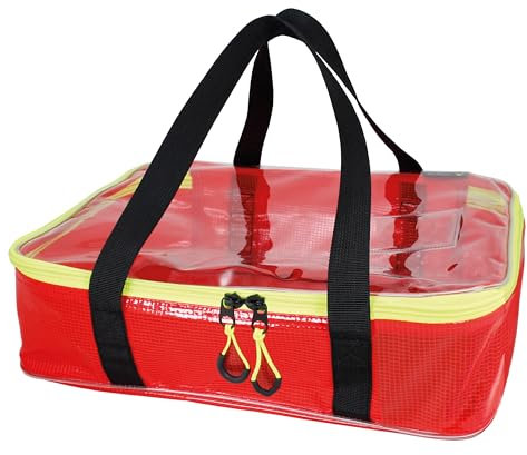 tee-uu Euro S Modultasche | Verschiedene Farbvarianten | für Eurobehälter | Ordnung | langlebig | übersichtlich | vielseitig (rot)