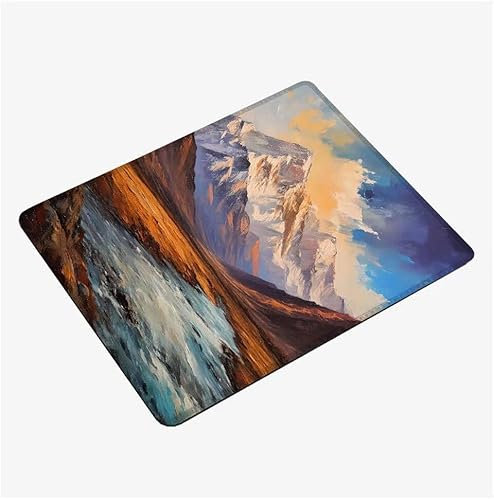 Mouse Pad Mountain Mouse Mat Small 200x150x3mm Desk Mat, Mini Desk Pad Sky Mousepad with Stitched Edges, Waterproof Surface, Gaming Mousemat for Wireless Mouse Travel Office Laptop Portable H1-1456