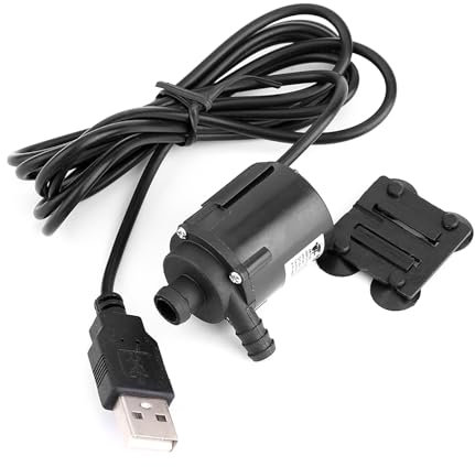 6v 150L/h Micro Brushless Pompa di Raffreddamento Ad Acqua Sommersi USB Alimentato per L'acquario di Raffreddamento Al Computer con Basso Rumore Elevato Efficienza