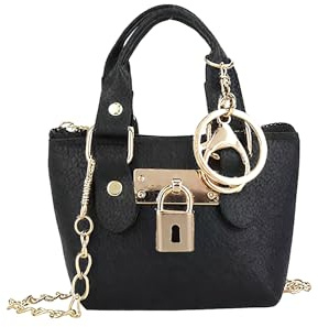 LAOYEFACAI Mini porte-clés Mini sac à main Porte-monnaie Porte-clés créatif pour femmes Trousse de maquillage Porte-monnaie à fermeture éclair