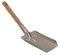 Kamino-Flam 333010 Paletta Camino con Manico in Legno per Carbone, Argento, 38x10.5x6.5 cm