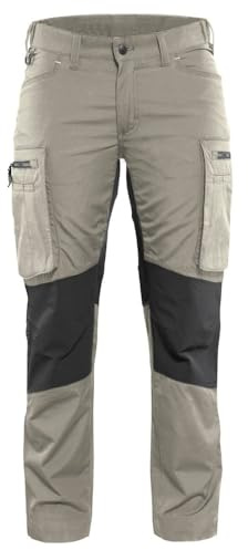 Damen Service Bundhose Stretch Armygrün/Schwarz C30