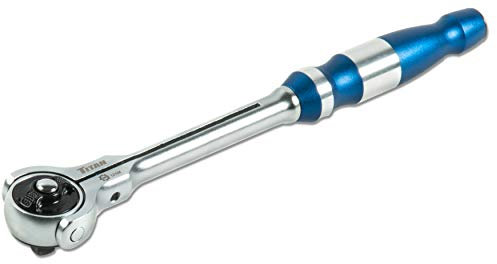 Titan 12168 - Llave de carraca de cabeza giratoria de 90 dientes de 3/8 pulgadas x 25 cm de largo