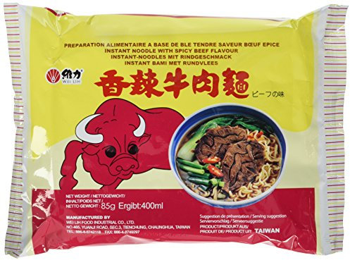 Wei Lih Nouilles Instantanées Saveur Bœuf 30 Paquets de 85 g