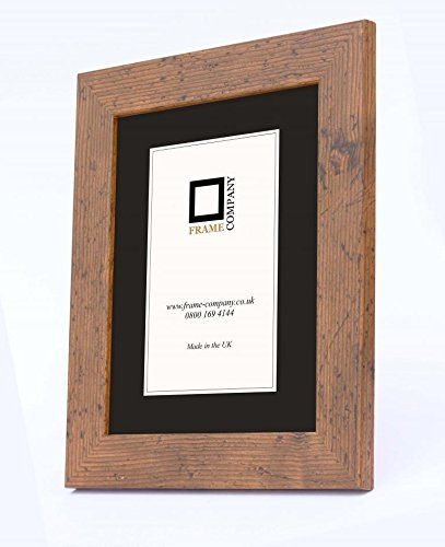 Frame Company Watson Rustic 18x12 Photo Frame with Real Glass | Fits a 18x12 image, Frame size 18x12, Overall approx 20.4x14.4, Real Glass Front